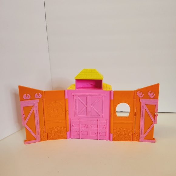Polly Pocket 2002 Vintage Horse Stable Set McDonalds Barbie Toy Lot - Picture 5 of 10